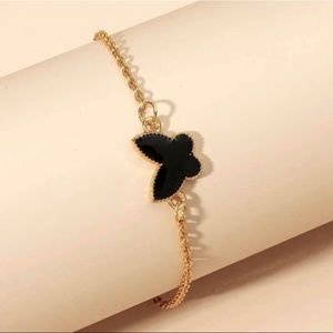 Black butterfly bracelet